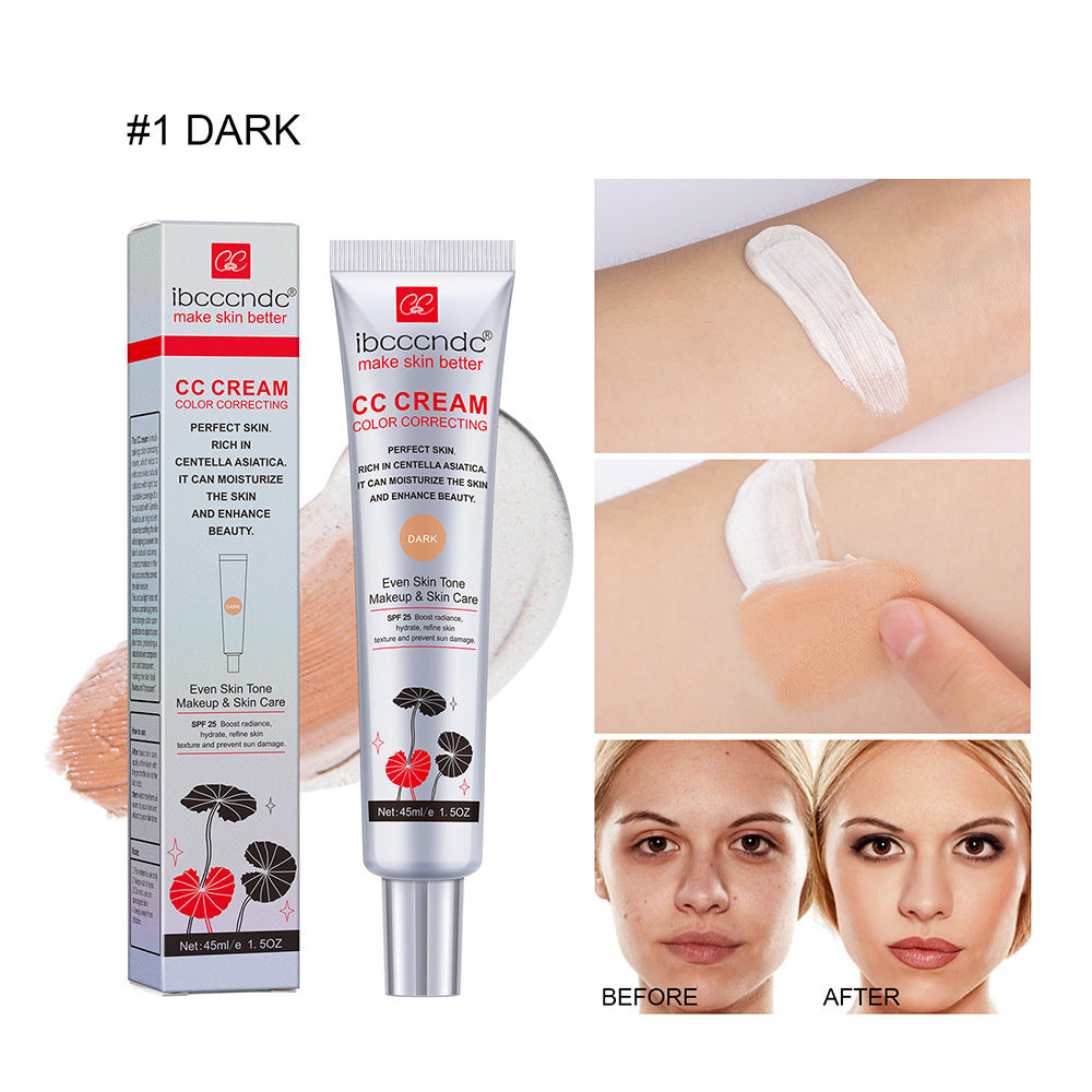 Moisturizing Correcting CC Cream Waterproof Anti-sweat  Protect Skin Erborian Make