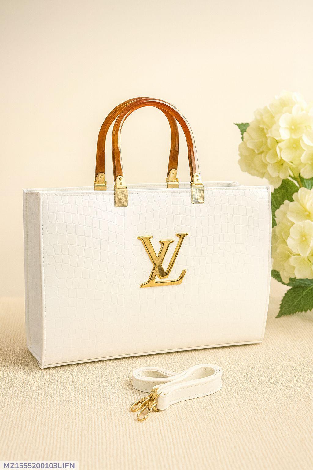 Women's Rexine Plain Hand Bag Set