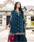 3 Pcs Women's Unstitched Embroidered Suit