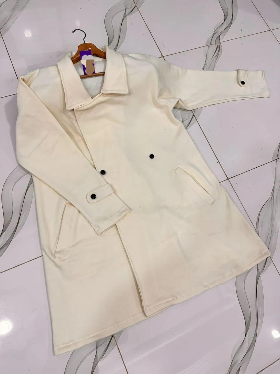 1 Pc Women's stitched Fleece Self Jacket