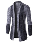 New Arrival Men's Sweater Cardigan Stitching Contrast color Korean Style