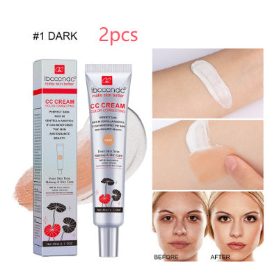 Moisturizing Correcting CC Cream Waterproof Anti-sweat  Protect Skin Erborian Make